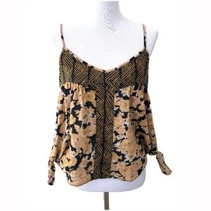 Volcom Womens Tank Top Tie On Sides